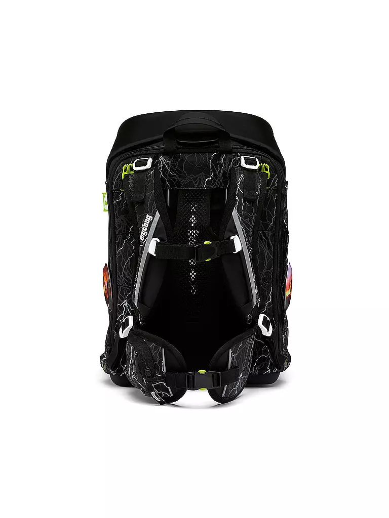 ERGOBAG | Schultaschen Set 5tlg Wide - ReflektBär | schwarz