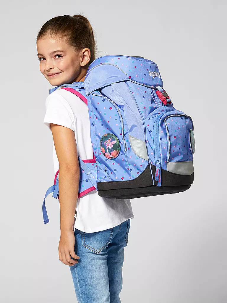 ERGOBAG | Schultaschen Set 6 tlg. Pack - Bärzaubernd | hellblau