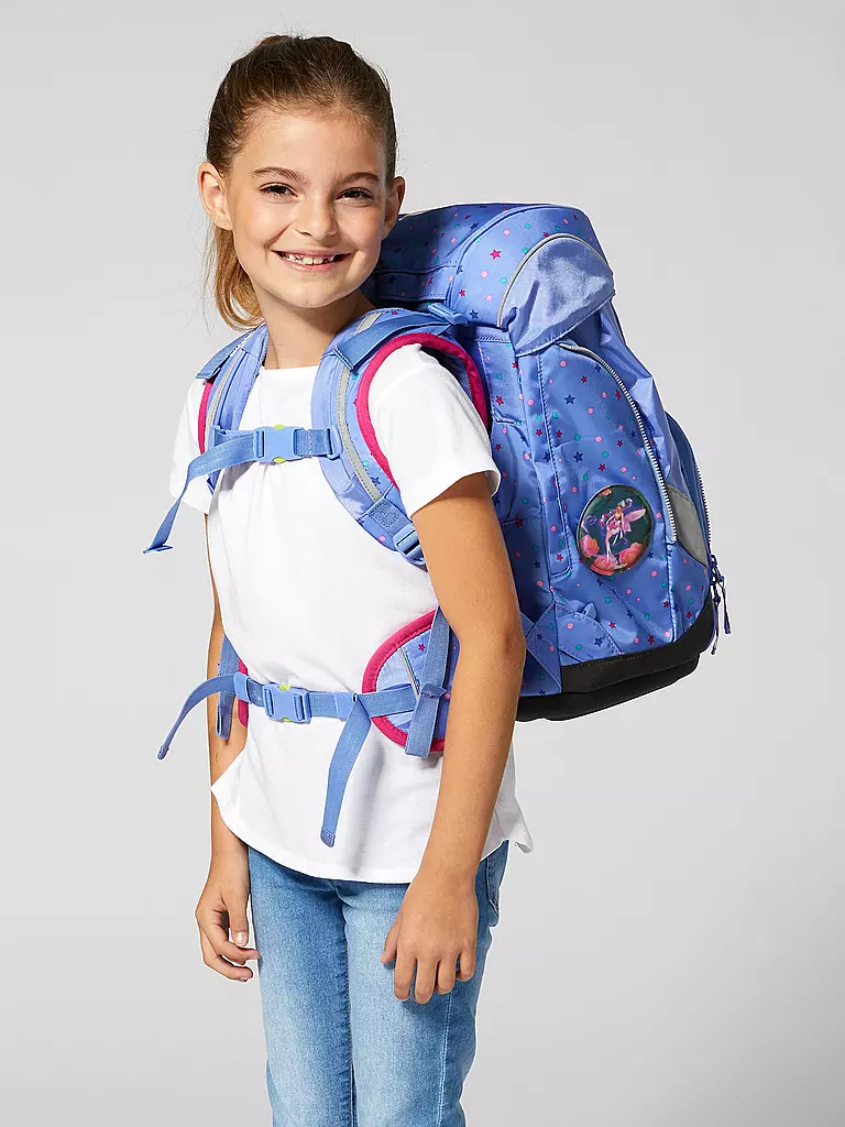 ERGOBAG | Schultaschen Set 6 tlg. Pack - Bärzaubernd | hellblau