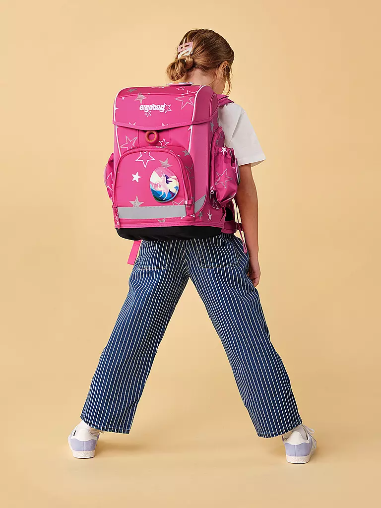 ERGOBAG | Schultaschen Set 6tlg CUBO LIGHT SternzauBär | pink