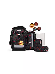 ERGOBAG | Schultaschen Set 6tlg MAXI TaekBärdo | Schwarz