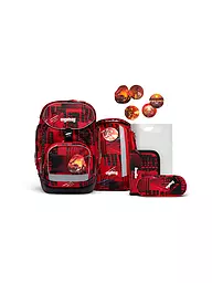 ERGOBAG | Schultaschen Set 6tlg PACK - MähdreschBär  | rot