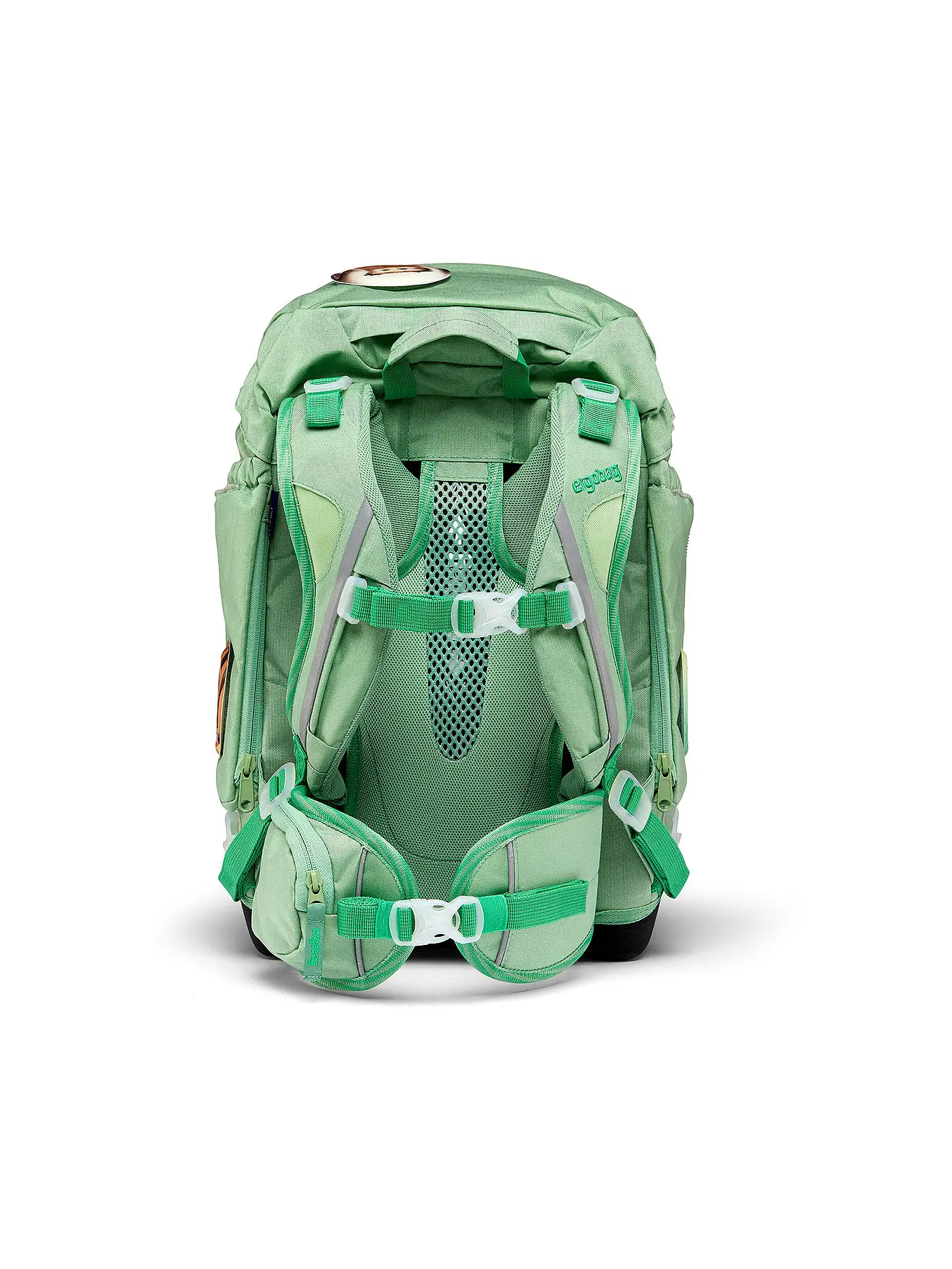 ERGOBAG | Schultaschen Set 6tlg PACK Eco Hero - WaldBärwohner | hellgrün