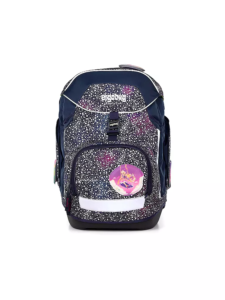 ERGOBAG | Schultaschen Set 6tlg. PACK Bärlaxy | dunkelblau