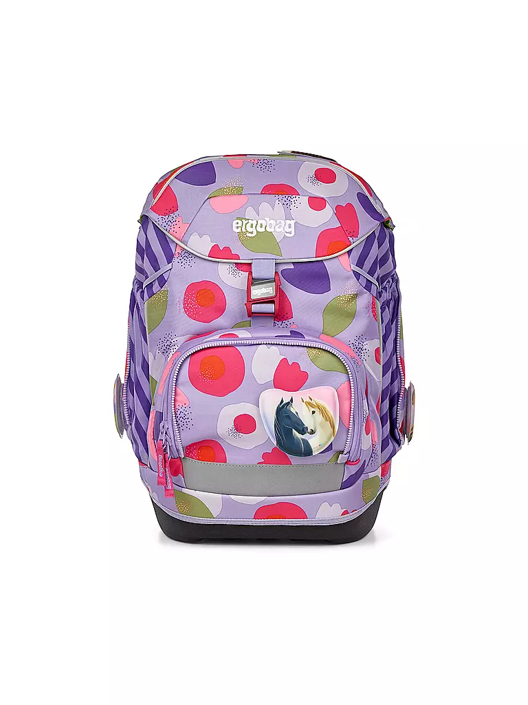ERGOBAG | Schultaschen Set 6tlg. PACK BlütenzauBär | lila