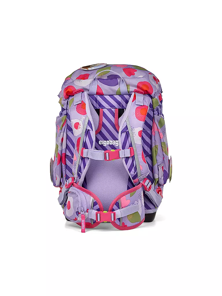 ERGOBAG | Schultaschen Set 6tlg. PACK BlütenzauBär | lila