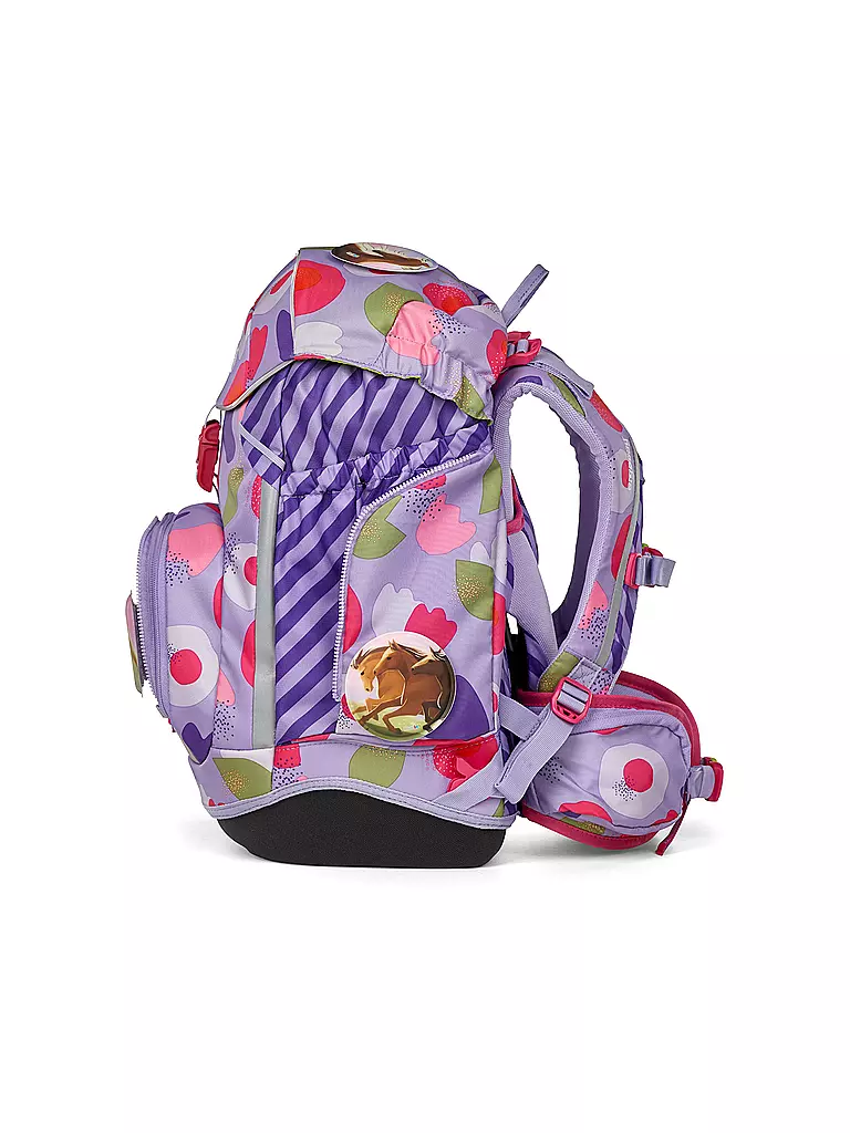 ERGOBAG | Schultaschen Set 6tlg. PACK BlütenzauBär | lila