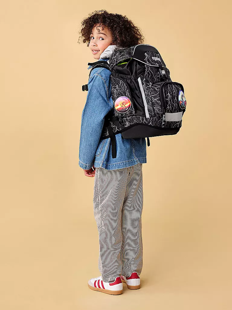 ERGOBAG | Schultaschen Set 6tlg. PACK ReflektBär | schwarz