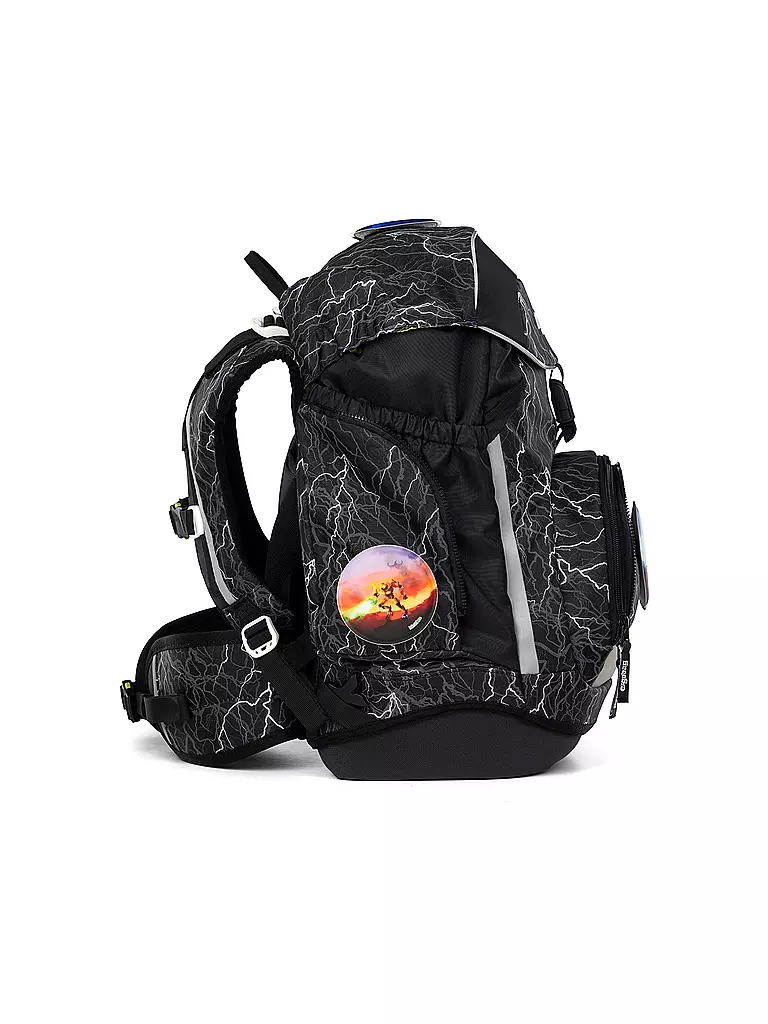 ERGOBAG | Schultaschen Set 6tlg. PACK ReflektBär | schwarz
