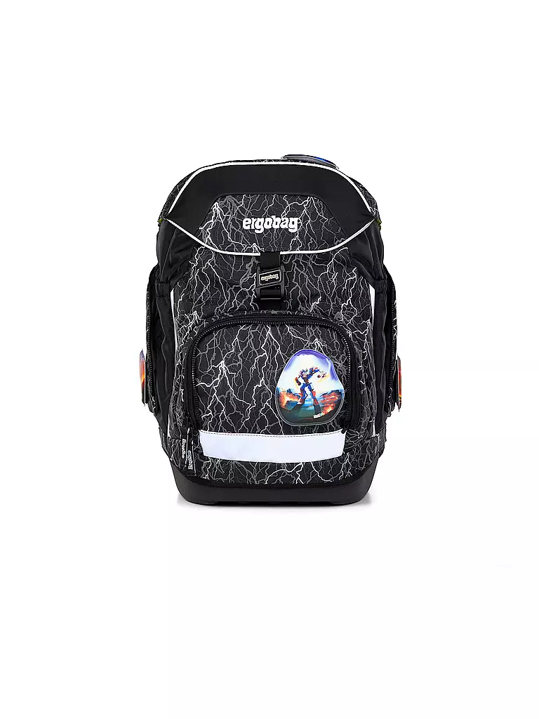 ERGOBAG | Schultaschen Set 6tlg. PACK ReflektBär | schwarz