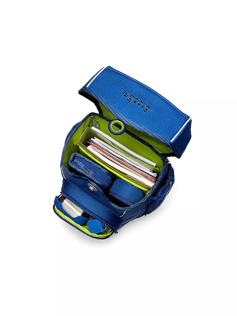 ERGOBAG | Schultaschen Set Cubo 5tlg WaldmonstBär | blau