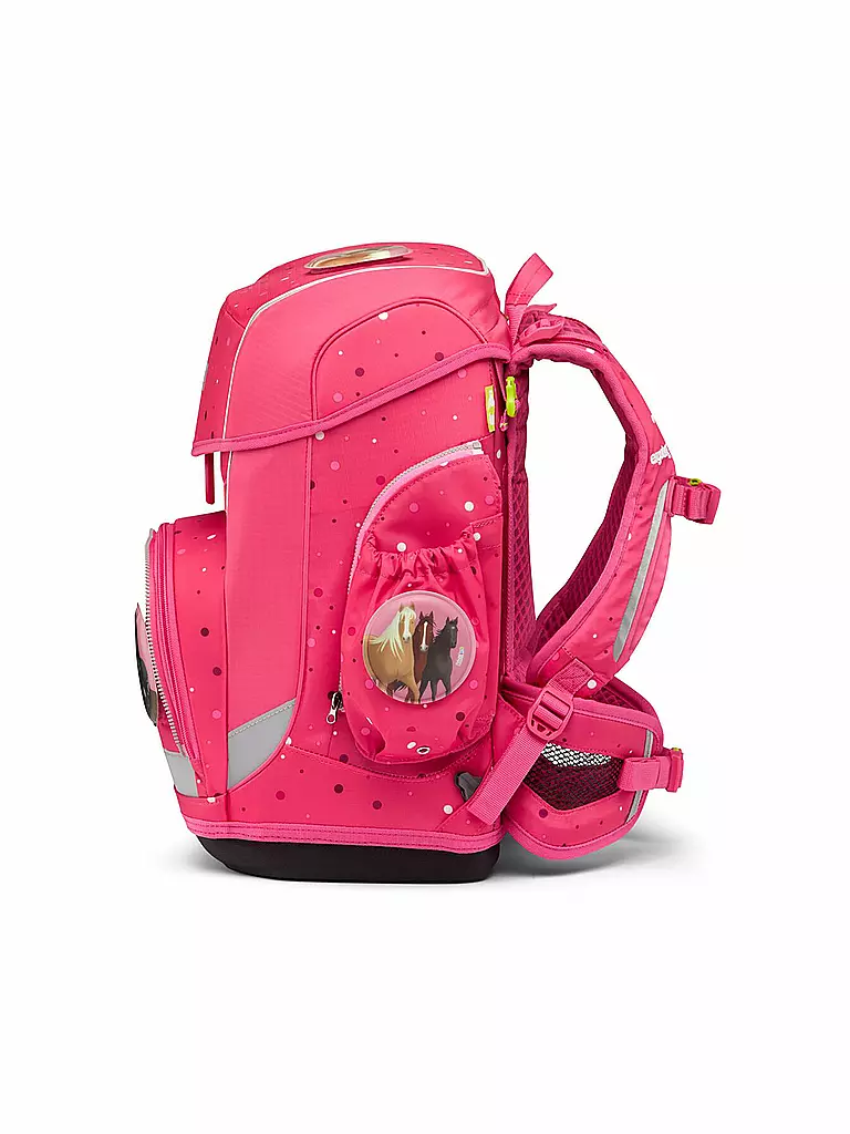 ERGOBAG | Schultaschen Set Cubo Light 6tlg Urlaub auf dem ReitBärhof | pink