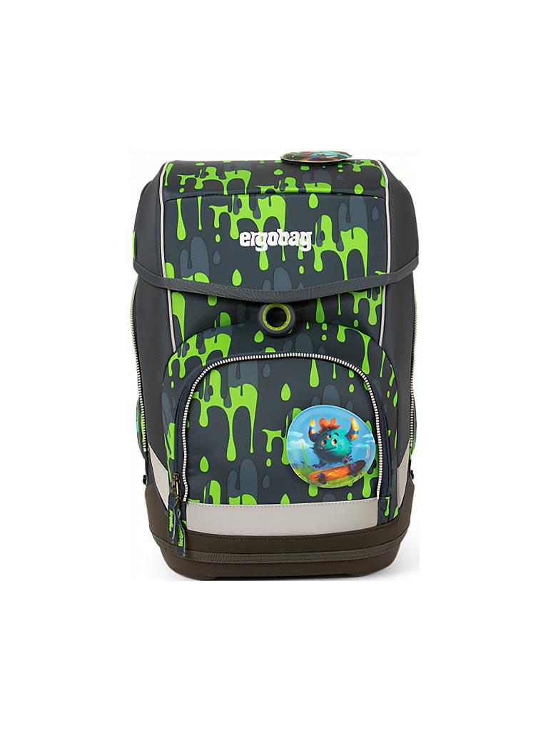 ERGOBAG | Schultaschen-Set 5-tlg. "Cubo - GlibbBär" | grün