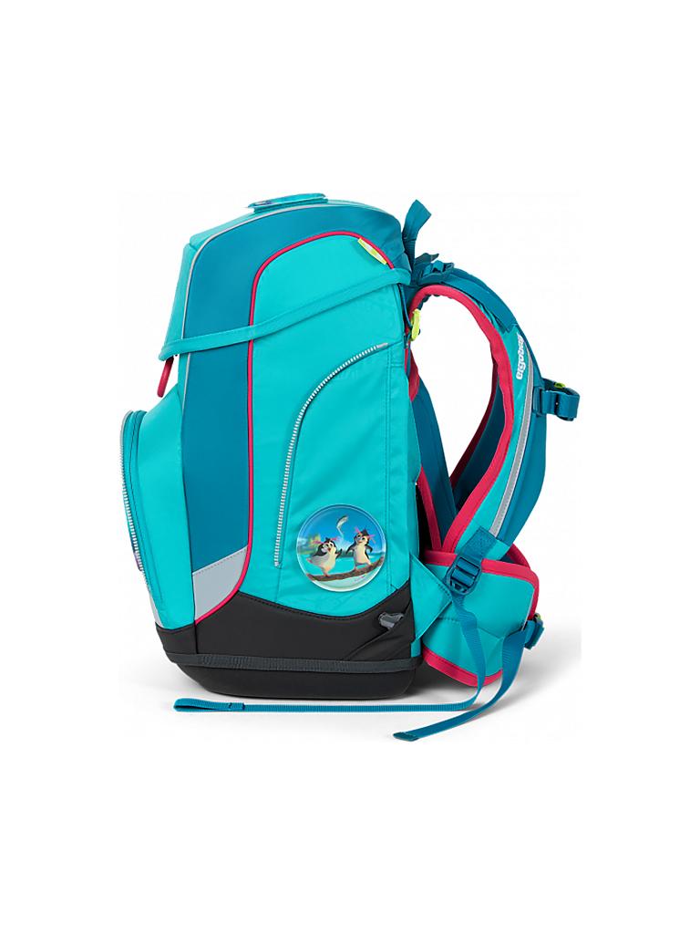 ERGOBAG | Schultaschen-Set 5-tlg. "Cubo - Hula HoopBär" | türkis