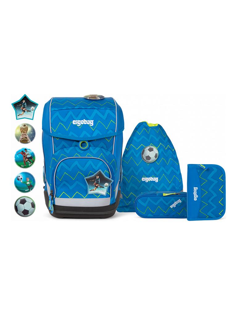 ERGOBAG | Schultaschen-Set 5-tlg. "Cubo - LiBäro 2.0" | blau