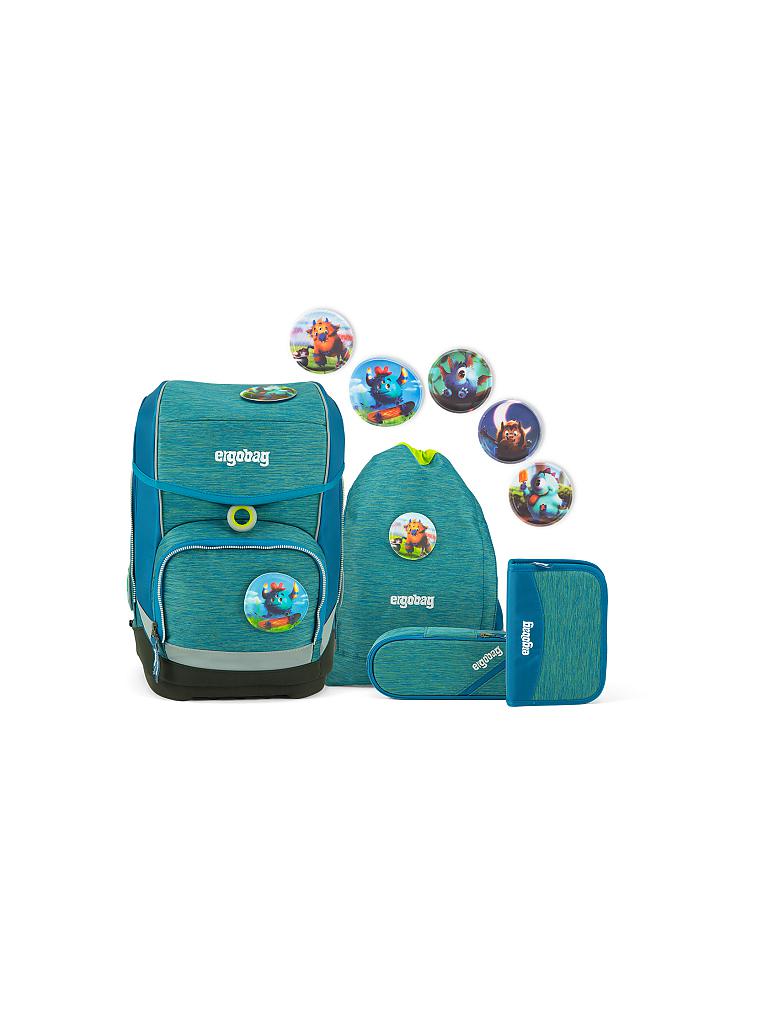 ERGOBAG | Schultaschen-Set 5-tlg. "Cubo - Mixmax MonstBärfreunde" | keine Farbe