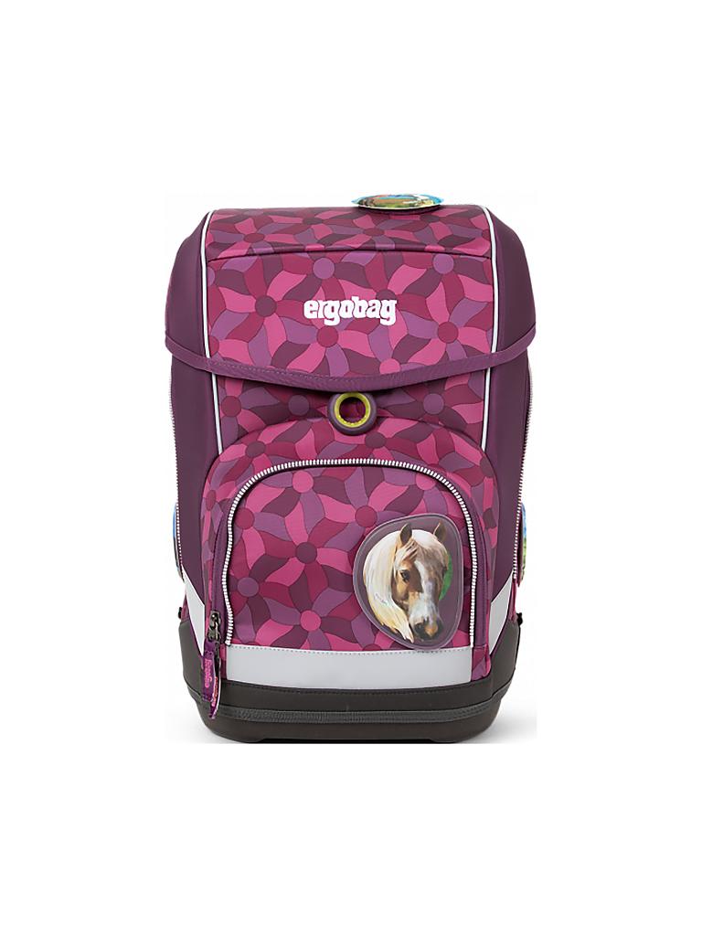 ERGOBAG | Schultaschen-Set 5-tlg. "Cubo - NachtschwärmBär" | lila