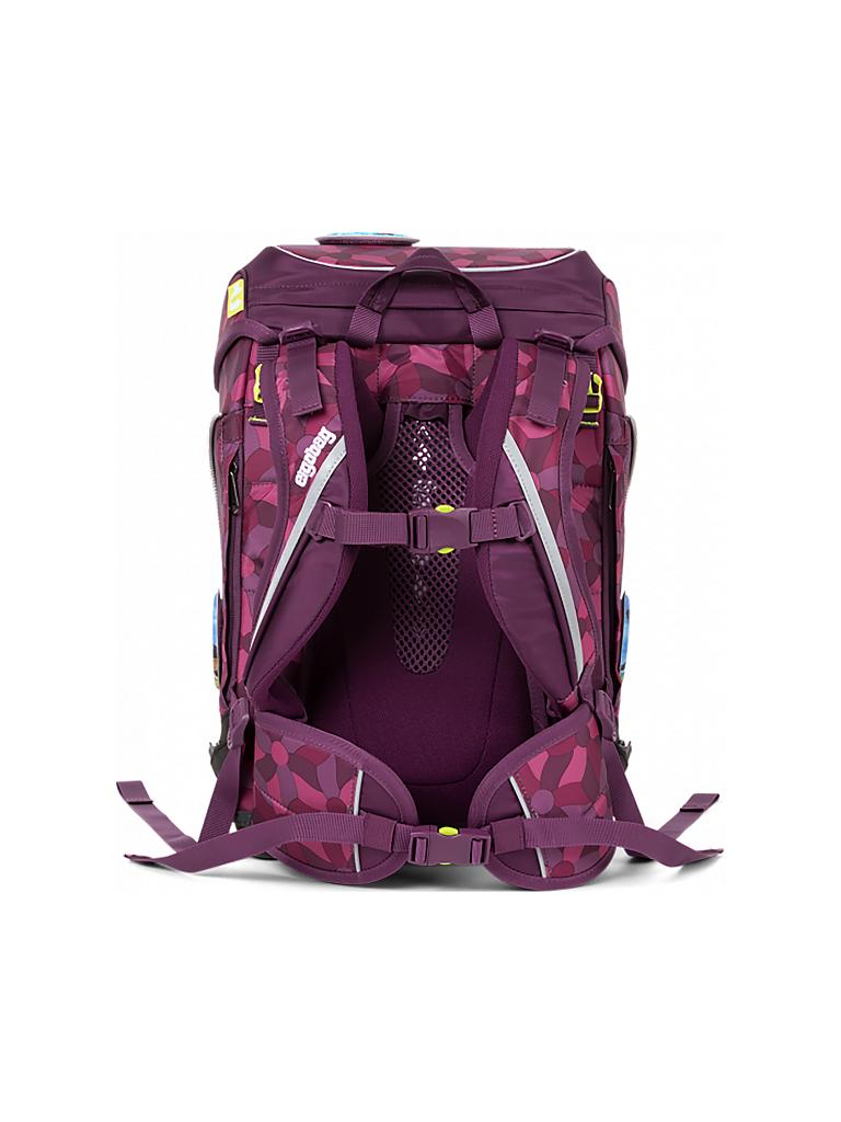 ERGOBAG | Schultaschen-Set 5-tlg. "Cubo - NachtschwärmBär" | lila