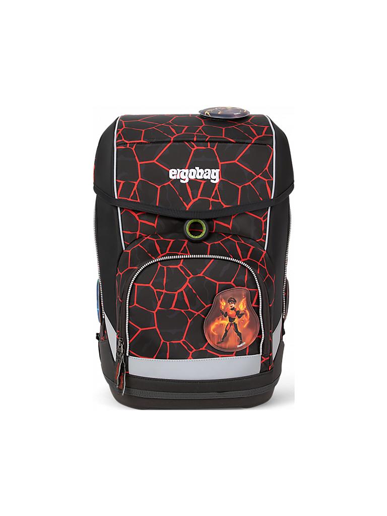 ERGOBAG | Schultaschen-Set 5-tlg. "Cubo - SupBärheld" | schwarz
