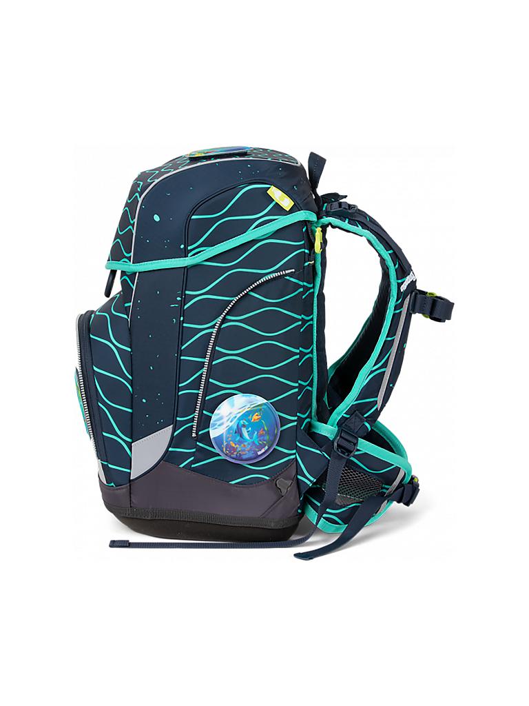 ERGOBAG | Schultaschen-Set 5-tlg. "Cubo Light - BlubbBär" | petrol