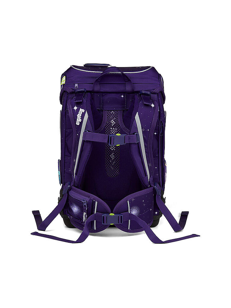 ERGOBAG | Schultaschen-Set 5tlg Cubo Bärgasus Glow Edition | lila