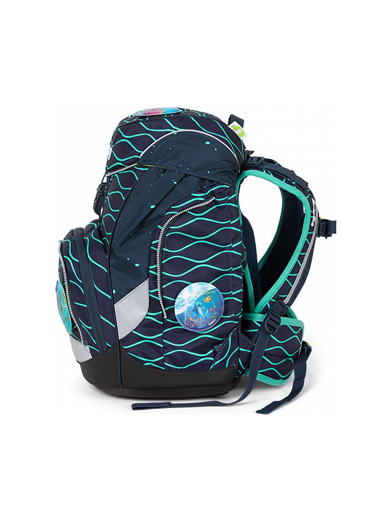 ERGOBAG | Schultaschen-Set 6-tlg. "Pack - BlubbBär" | petrol