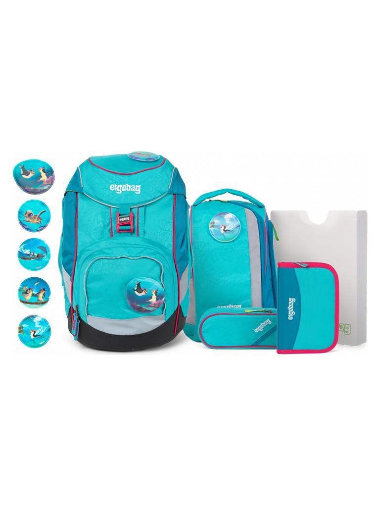 ERGOBAG | Schultaschen-Set 6-tlg. "Pack - Hula HoopBär" | türkis