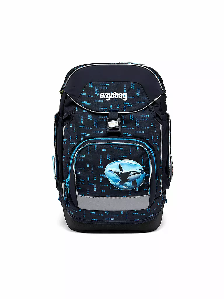 ERGOBAG | Schultaschen-Set 6-tlg. Pack - TiefseetauchBär | schwarz