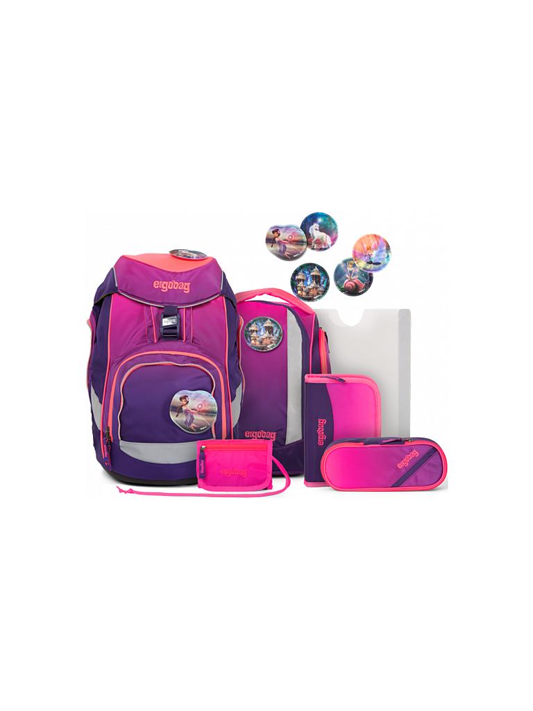 ERGOBAG | Schultaschen-Set 7-tlg. "Pack - FeentraumBär" | pink