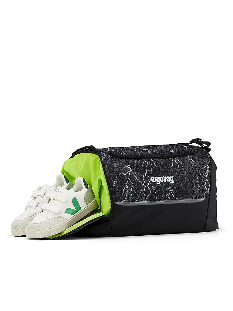 ERGOBAG | Sporttasche Super ReflektBär 2026 | Schwarz