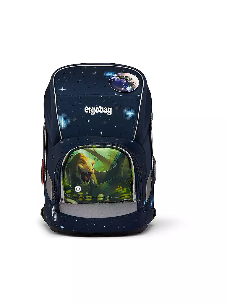 ERGOBAG | Zip Set Zippies LED Dinosaurier | bunt