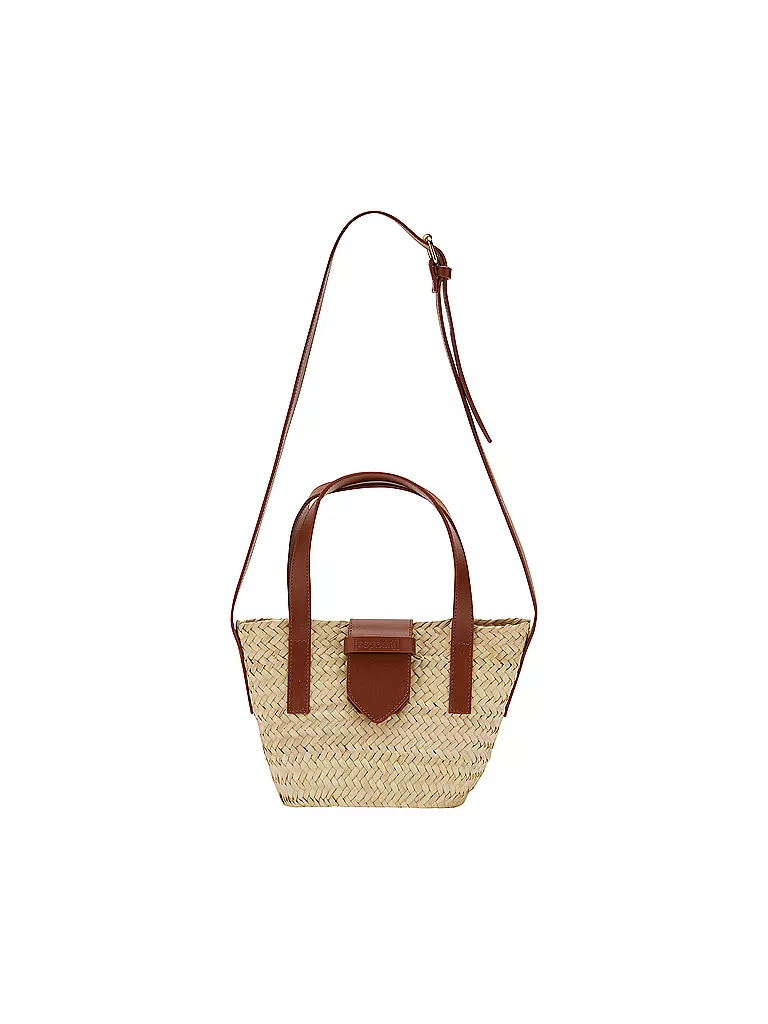 ESPADRIJ L'ORIGINALE | Tasche - Umhängetasche PALM BASKET LUXE | beige