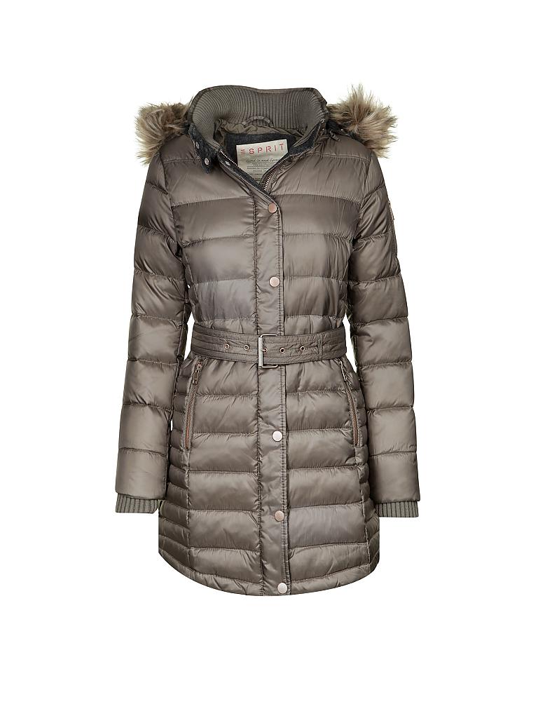 ESPRIT | Daunen-Steppmantel | grau