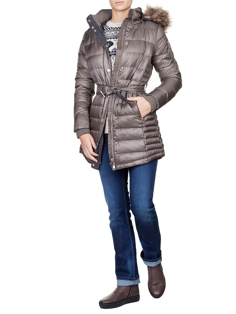 ESPRIT | Daunen-Steppmantel | grau