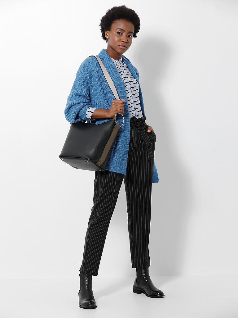 ESSENTIEL ANTWERP | Seiden-Bluse  | blau