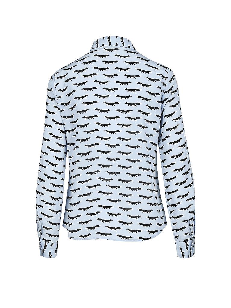 ESSENTIEL ANTWERP | Seiden-Bluse  | blau