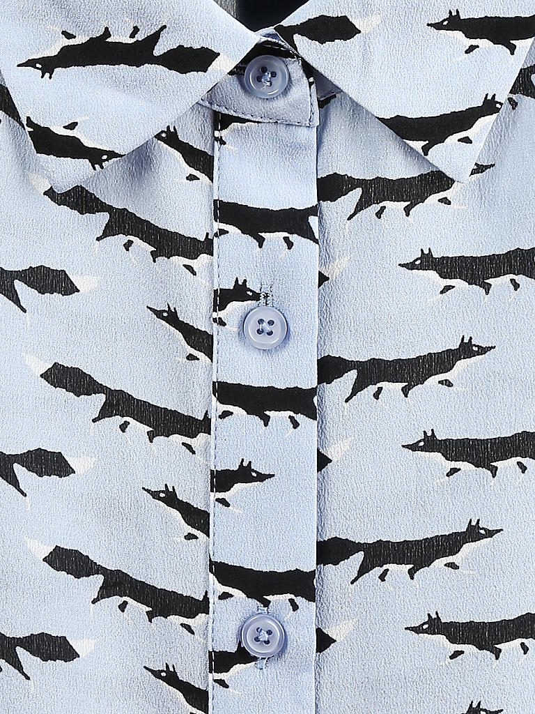 ESSENTIEL ANTWERP | Seiden-Bluse  | blau