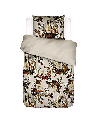 ESSENZA | Satin Bettwäsche 70x90cm/140x200cm DAFFODILS REUNITED Beachwood White