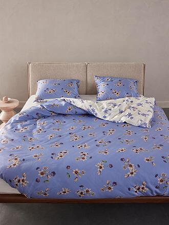 ESSENZA | Satin-Bettwäsche FIORA 70x90cm/140x200cm Lavander Blue