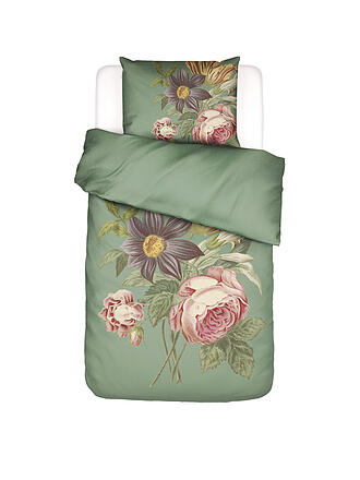 ESSENZA | Satin Bettwäsche 70x90cm / 140x200cm MADIA Basil Green