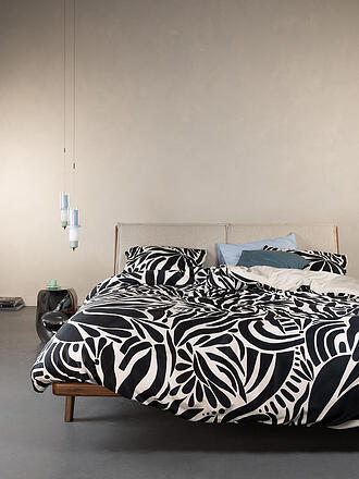 ESSENZA | Satin Bettwäsche 70x90cm / 140x220cm ALLORI Anthracite