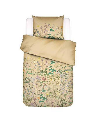 ESSENZA | Satin Bettwäsche AUGUSTINA 70x90/140x200cm Yellow Straw