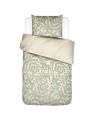 ESSENZA | Satin Bettwäsche ELERIA 70x90/140x200cm Green