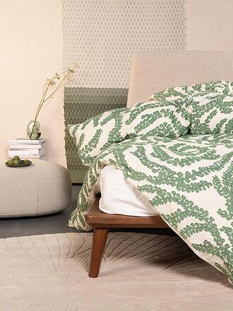 ESSENZA | Satin Bettwäsche ELERIA 70x90/140x200cm Green