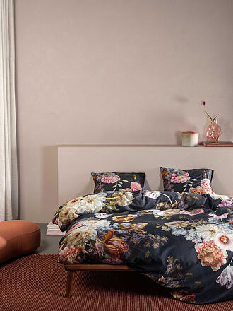 ESSENZA | Satin Bettwäsche ROSABELLE 70x90cm/140x200cm Nightblue