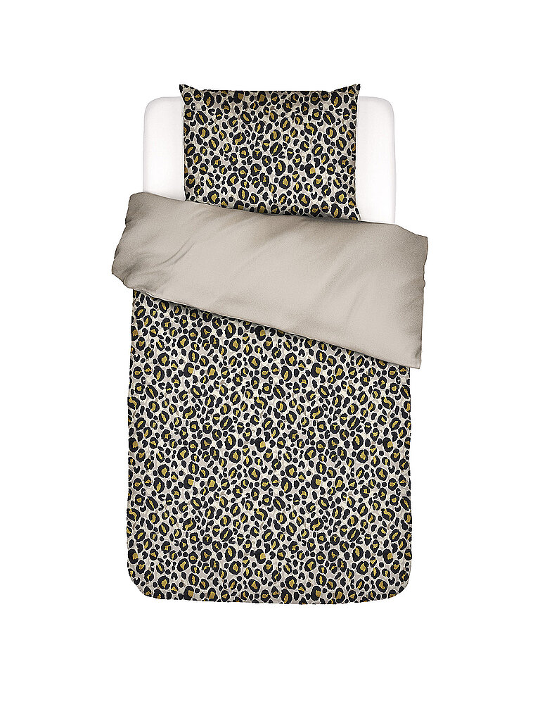 ESSENZA Satin Bettwäsche  70x90cm / 140x220cm FEDELIA Sand Storm hellbraun