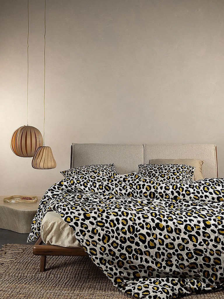 ESSENZA Linge de lit en satin 2x 70x90cm / 200x200cm FEDELIA Sand Storm marron clair