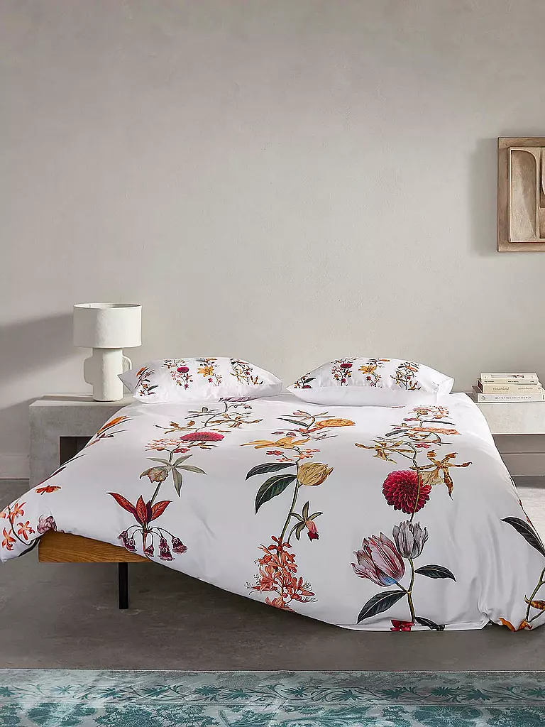 ESSENZA | Satin Bettwäsche 70x90cm / 140x200cm Feda Pure White | weiss