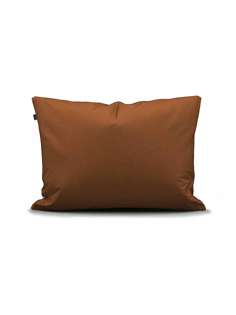 ESSENZA | Satin-Bettwäsche "Minte" 70x90cm/140x200cm Leather Brown | braun