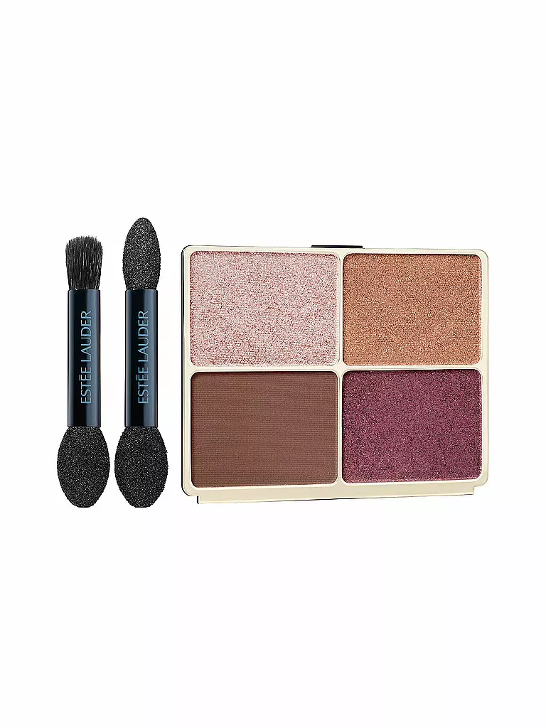 ESTÉE LAUDER | Lidschatten - Pure Color Envy Luxe Eyeshadow Quad Refill ( 01 Rebel Petals )  | beere